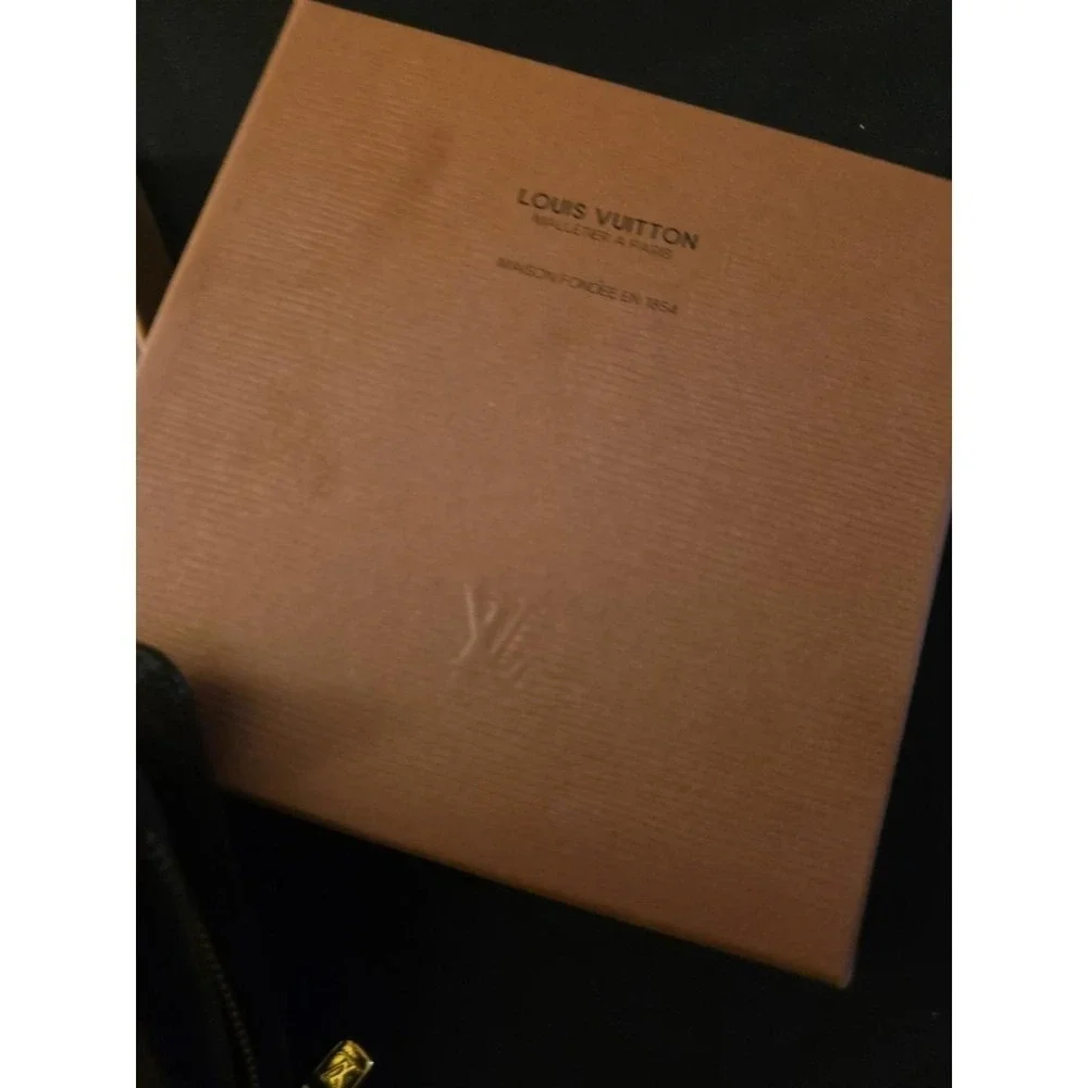 Louis Vuitton Damier Ebene Compact Zip Bifold Wallet N61668 Brown LV